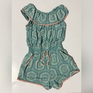 Matilda Jane Green kids jumpsuit/romper with pockets!
